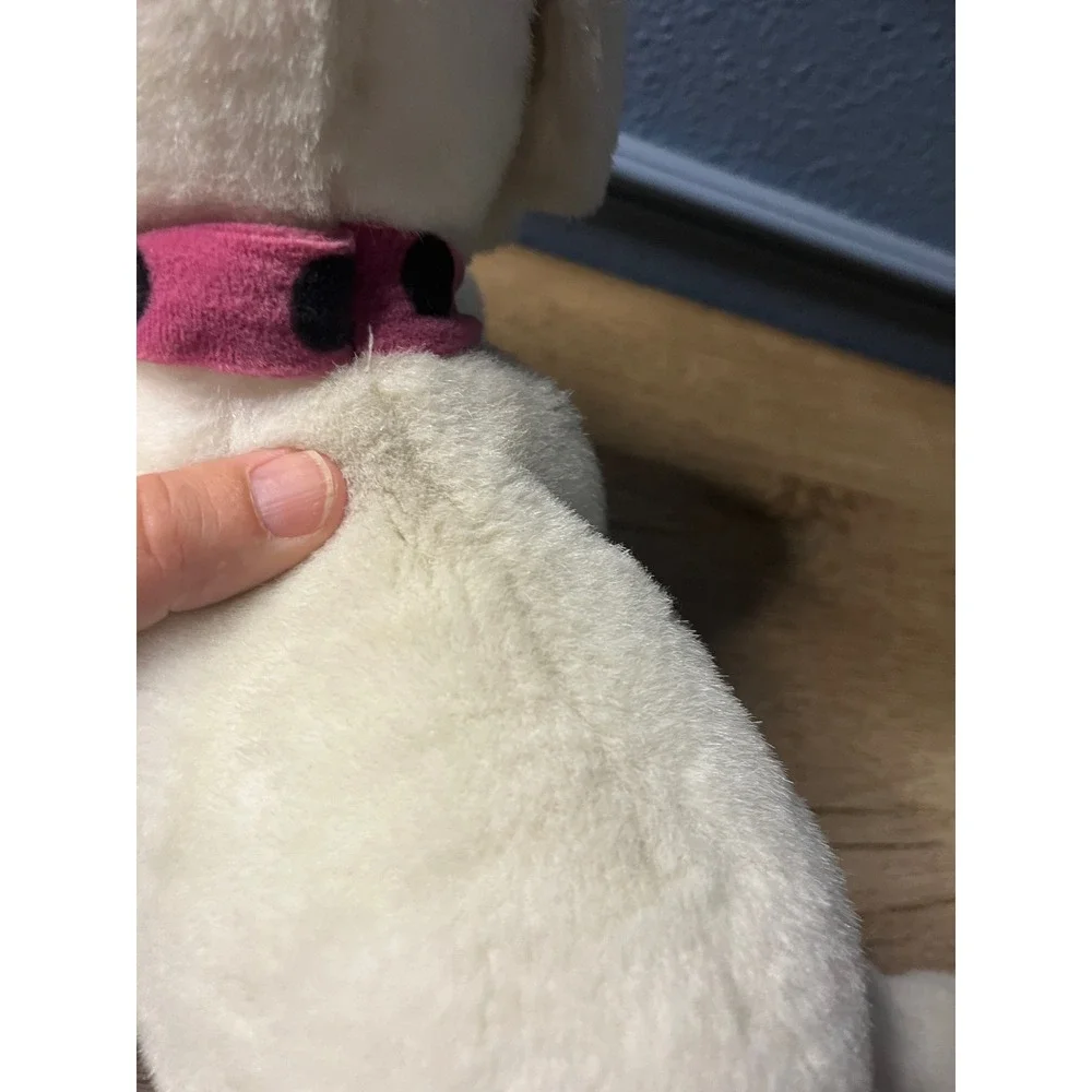 Disney Oddball‎ Plush Dog Stuffed Animal Pink Collar